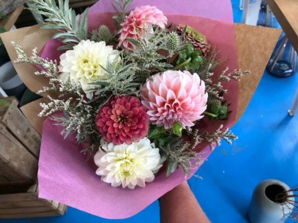 boquet de fleurs locales de saison fleuriste bordeaux bergonié