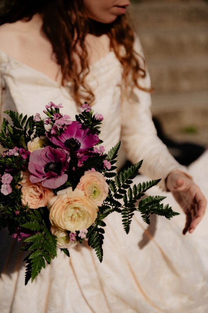 bouquet mariée, fleurs fraiches, fleurs de saison, mariage, des fleurs en ville, bordeaux, bergonié