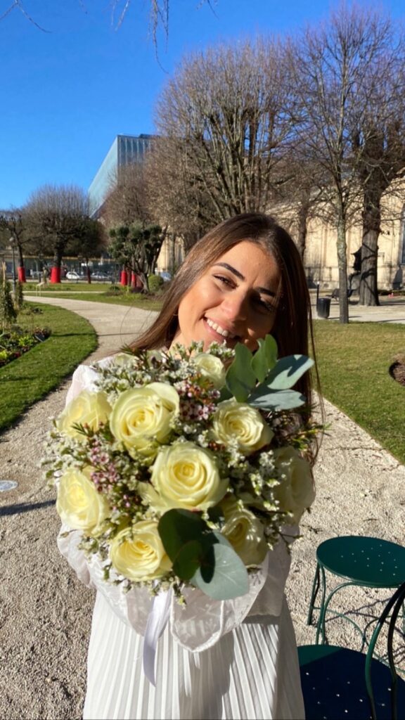 bouquet fleurs de mariée, que du bonheur, mariage, des fleurs en ville, bordeaux, bergonié