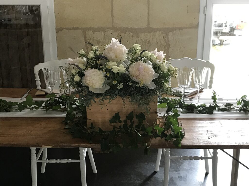 composition florale mariage, des fleurs en ville, bordeaux, bergonié